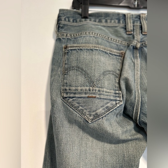 Levi's Y2K 514 Men's Jeans 34x30 Straight Leg Distressed Medium Wash. 5 Pocket. - Picture 16 of 16